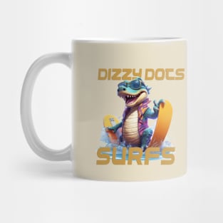 WaveRider Aquatic Adventure T-Shirt "Dizzy Dots" Mug